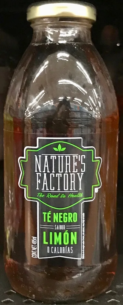 Nature's Factory Té negro Sabor Limón