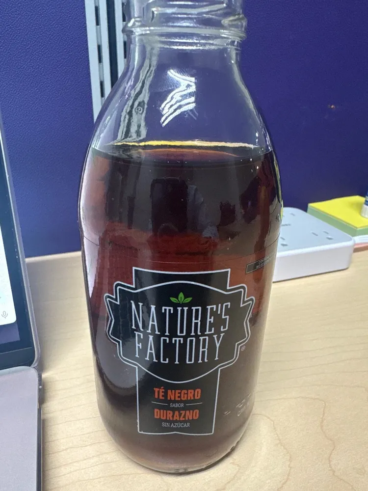 Té negro durazno