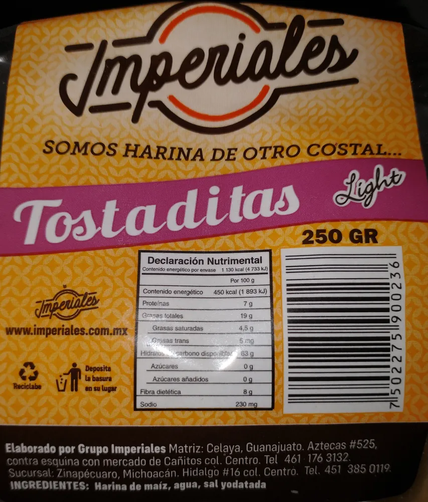 tostaditas light