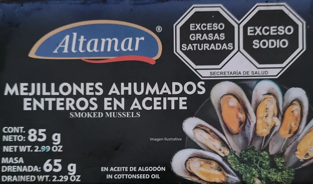 MEJILLONES AHUMADOS ENTEROS EN ACEITE