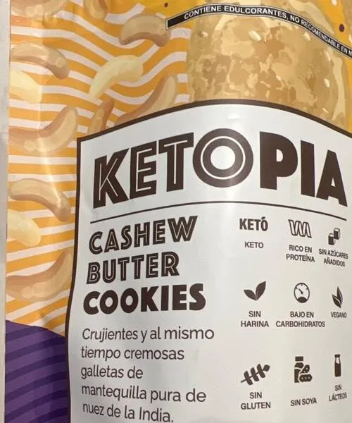 Cashew butter cookies