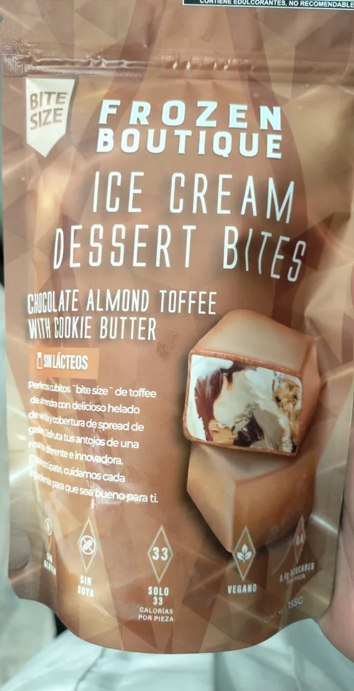 Bites de nieve de vainilla
