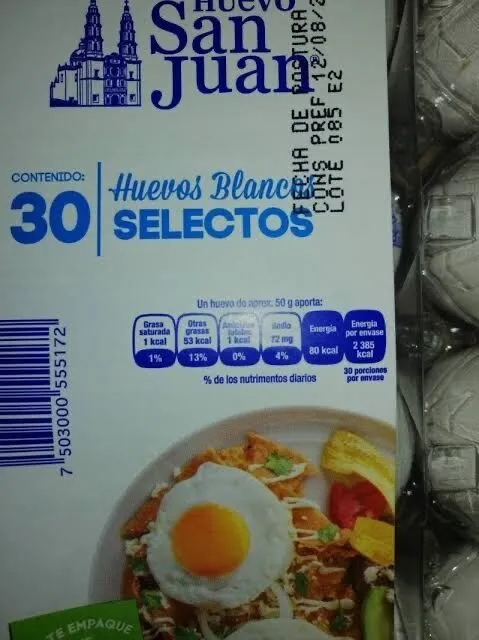 huevos blancos