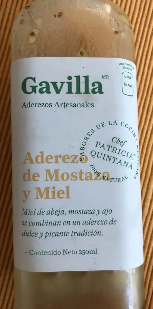 Aderezo de Mostaza y Miel