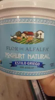 Yoghurt natural flor de alfalfa
