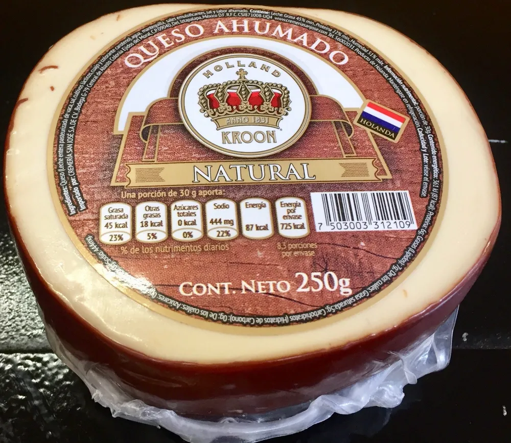 Holland Kroon Queso ahumado natural