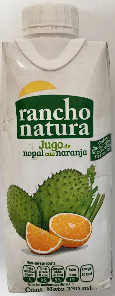 Rancho Natura Jugo de Nopal con Naranja