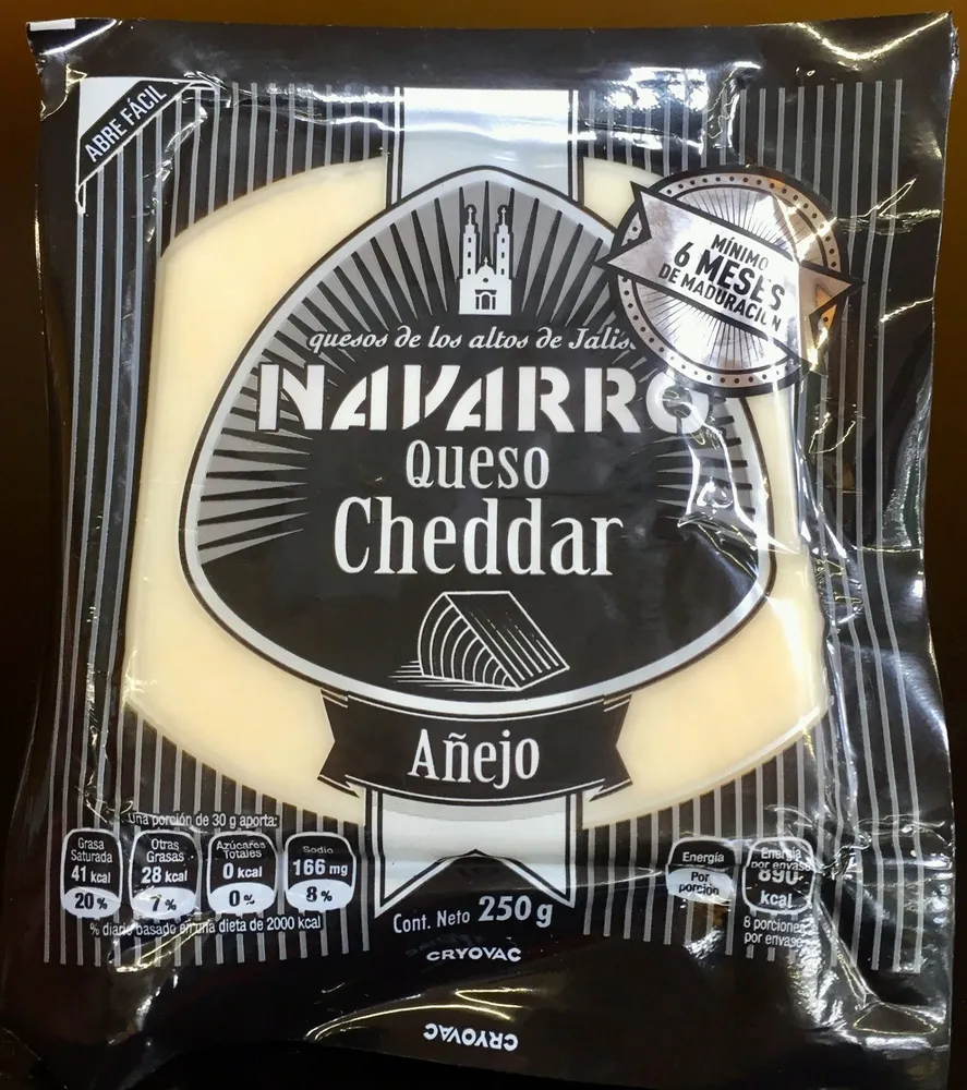Navarro Queso Cheddar Añejo