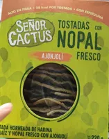 Tostadas de Nopal Horneadas con Ajonjolí