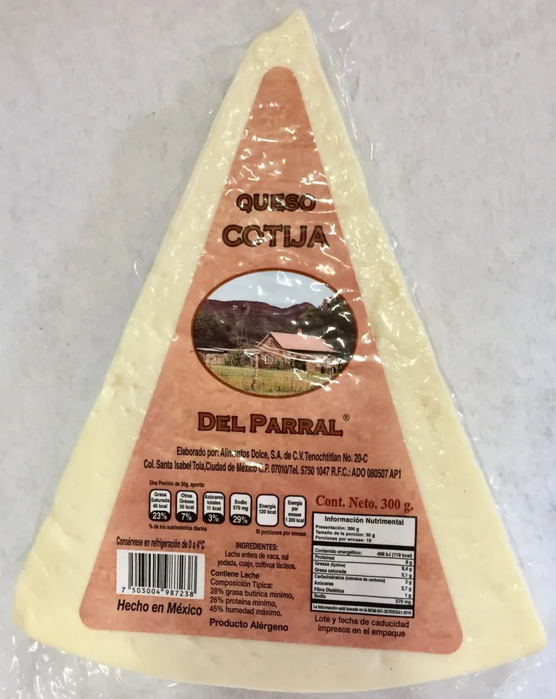 Queso cotija del parral