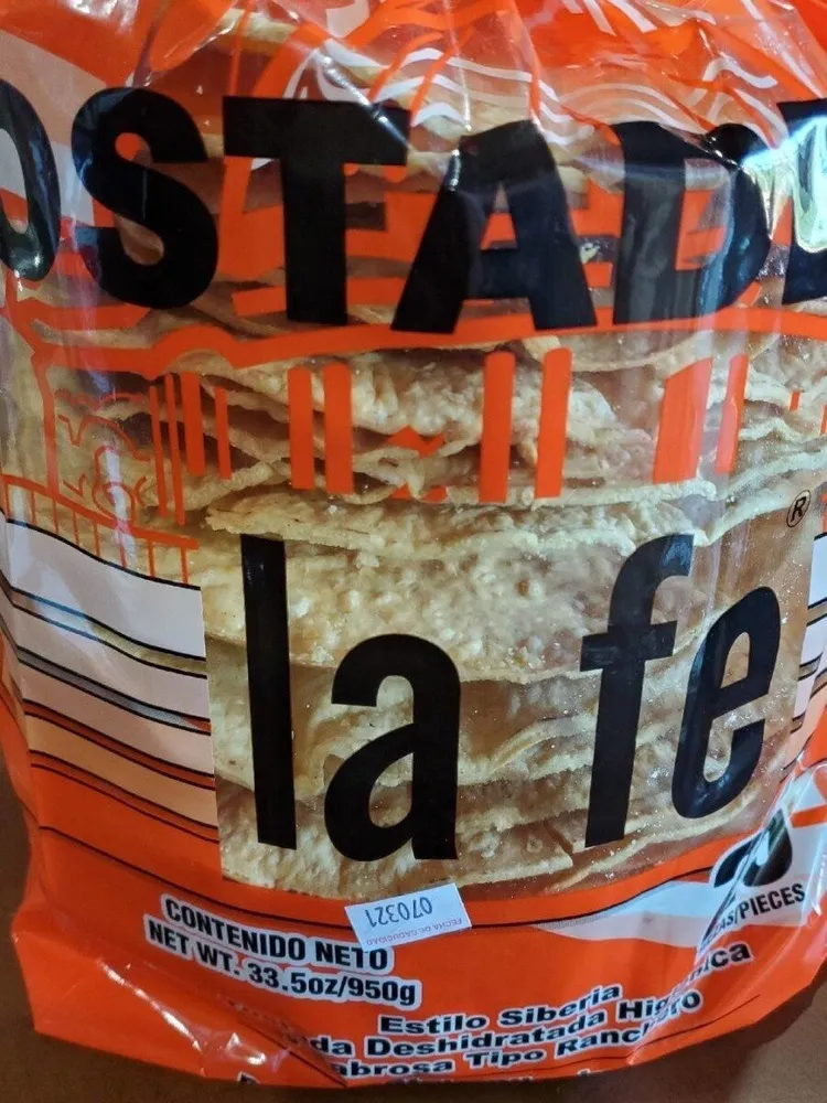 Tostada Style Dehydrated Corn Tostadas