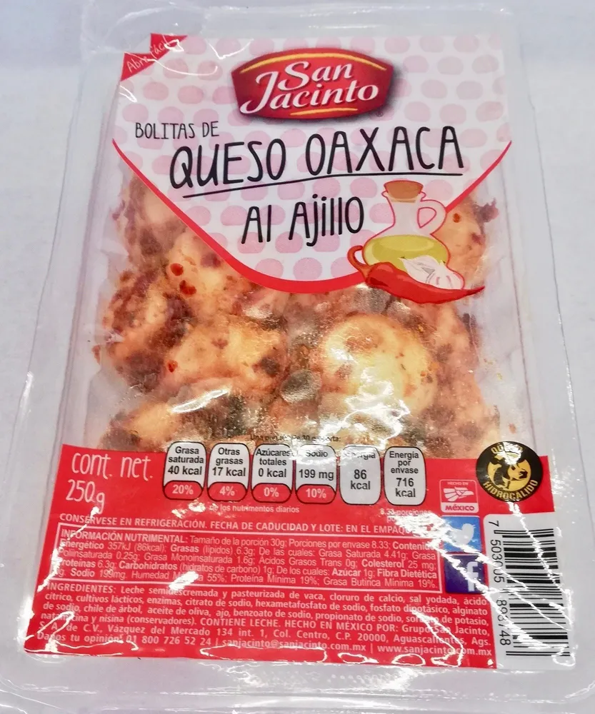 San Jacinto Bolitas de Queso Oaxaca al Ajillo