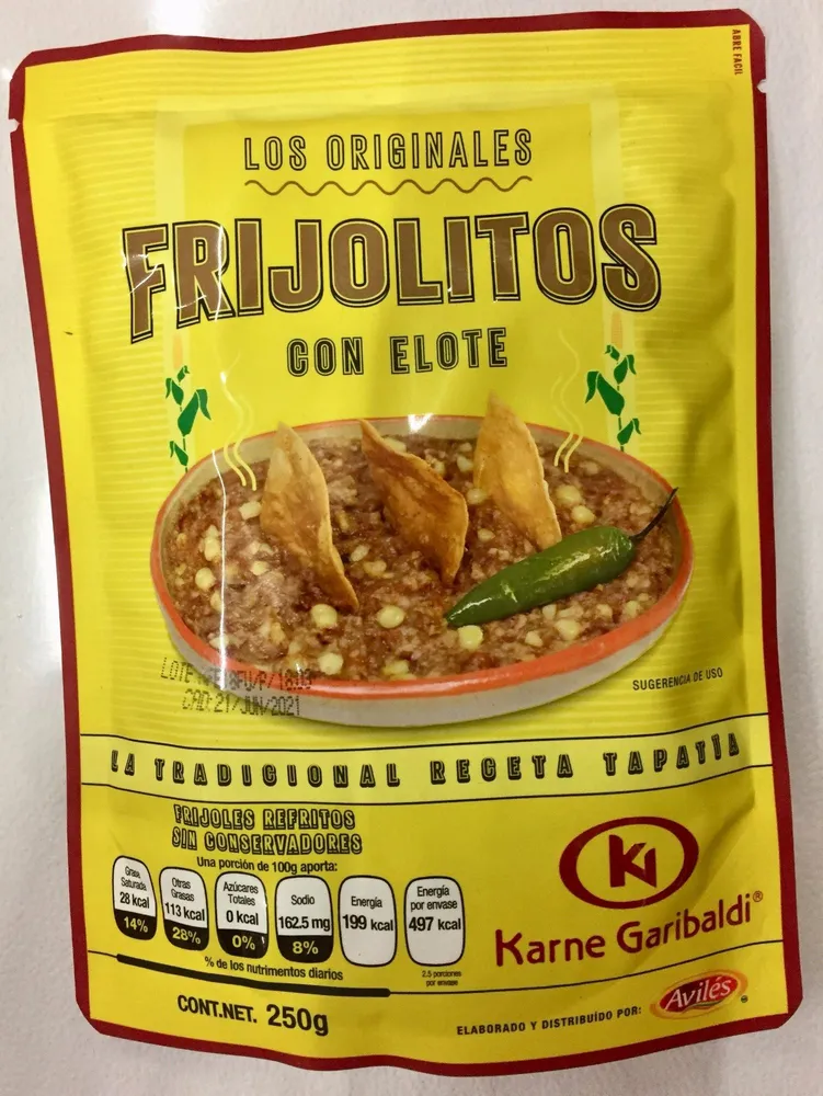 Frijolitos con elote