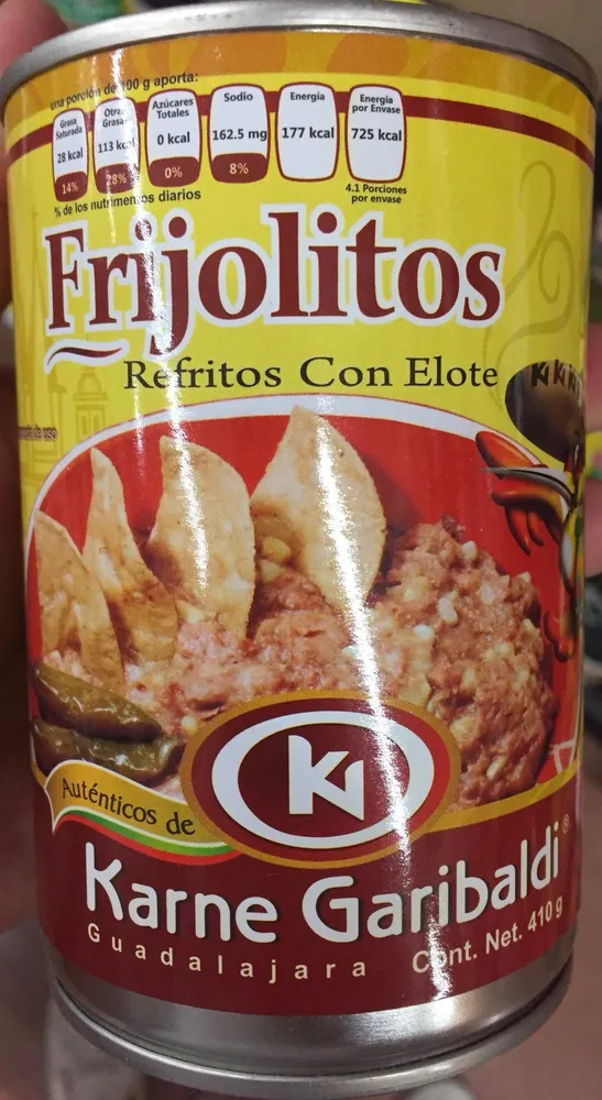 FRIJOLES REFRITOS CON ELOTE