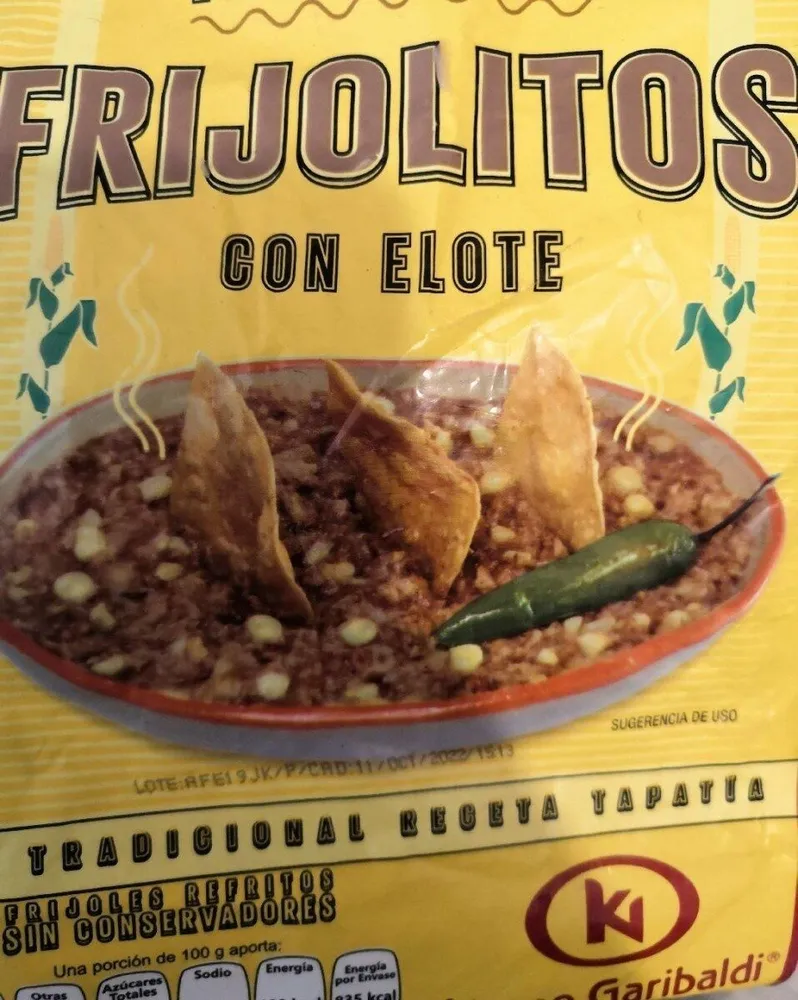 Frijoles Refritos Con Elote Bolsa