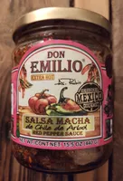 Salsa macha chile de arbol