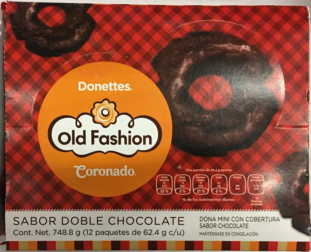 Donettes Old Fashion Sabor chocolate