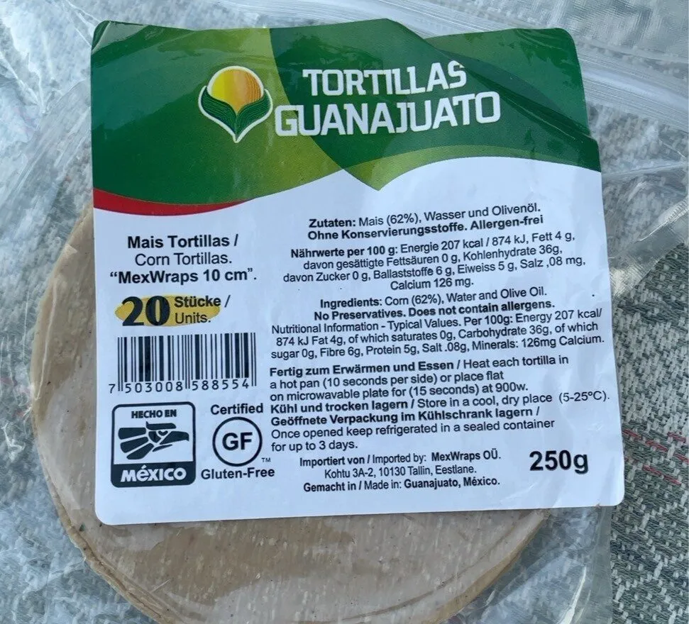 Mais tortillas