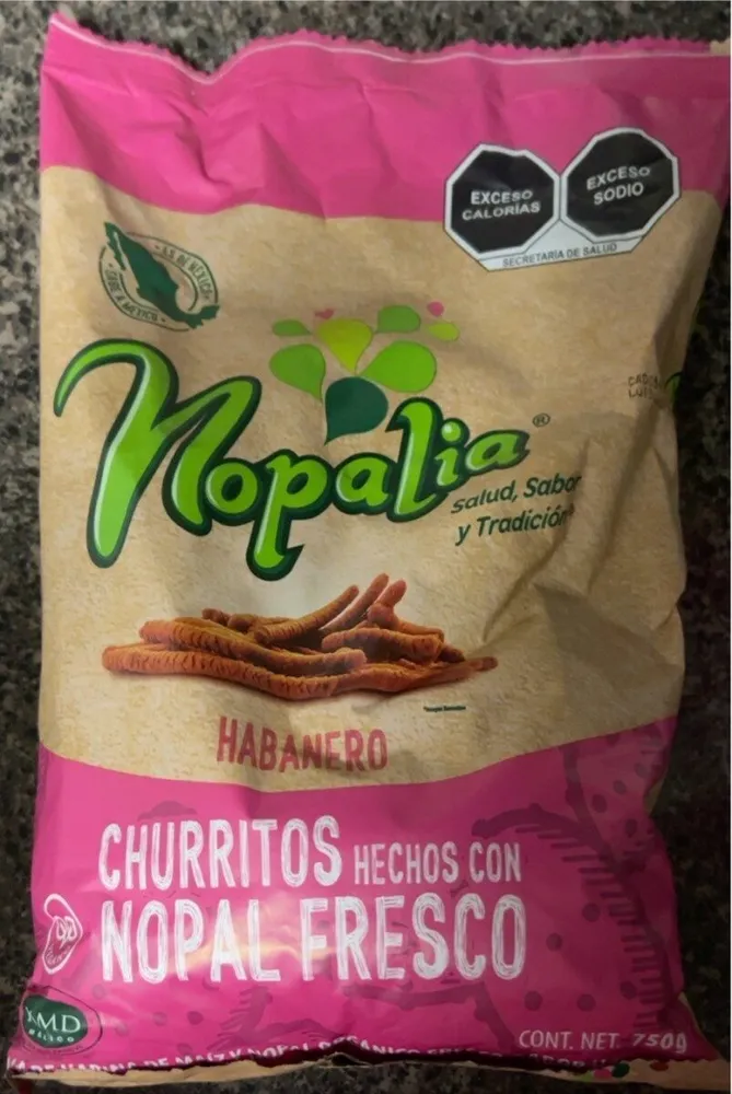 Churritos Nopalia habanero