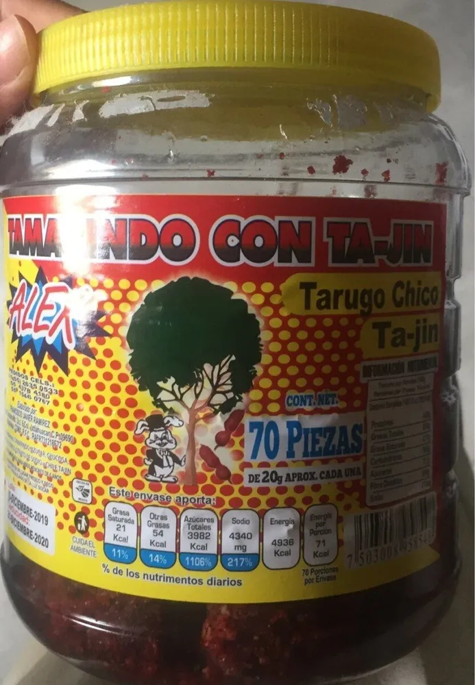 Tamarindo con ta-jin