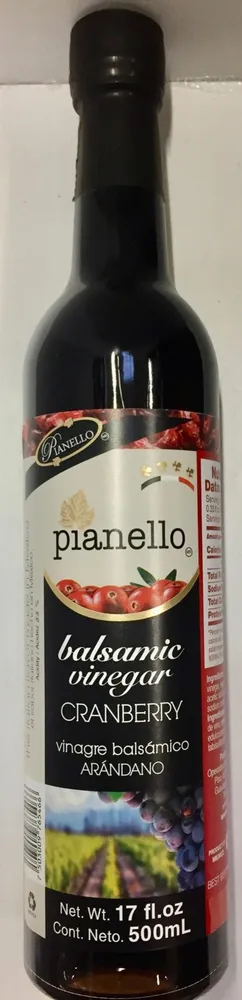 Cranberries Balsamic Vinegar Pianello