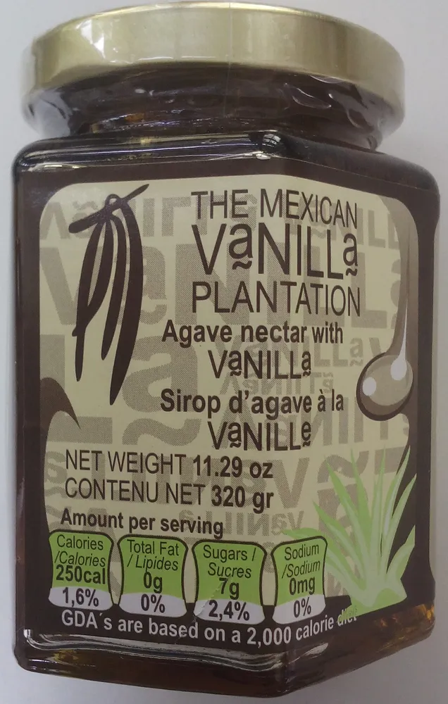 Sirop d'agave à la vanille