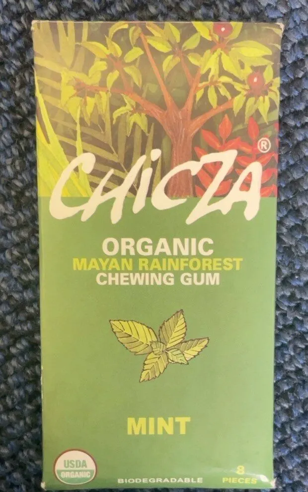 Chicza Organic Mayan Rainforest Chewing Gum - Mint