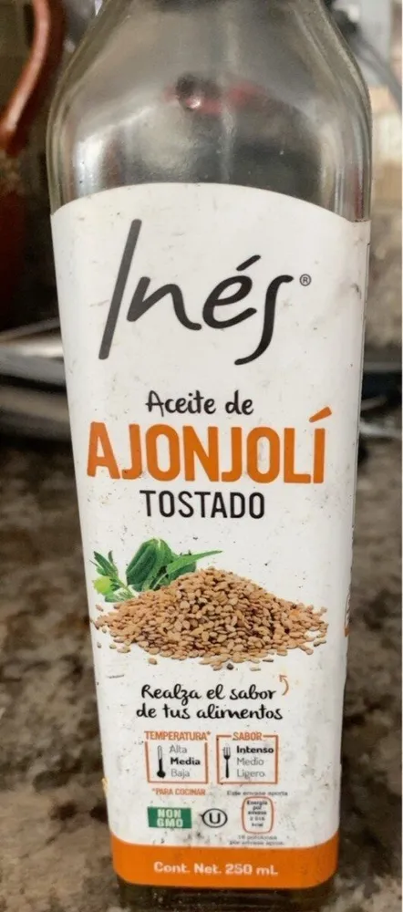 Aceite de ajonjoli tostado