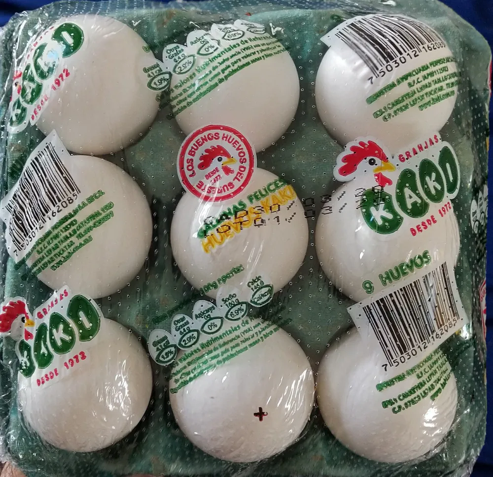 9 huevos
