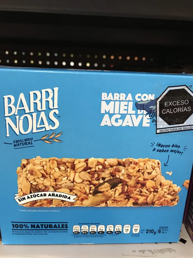 Barrinolas con miel de agave