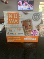 Barras Nüwa con coco almendra nuez y semilla de girasol