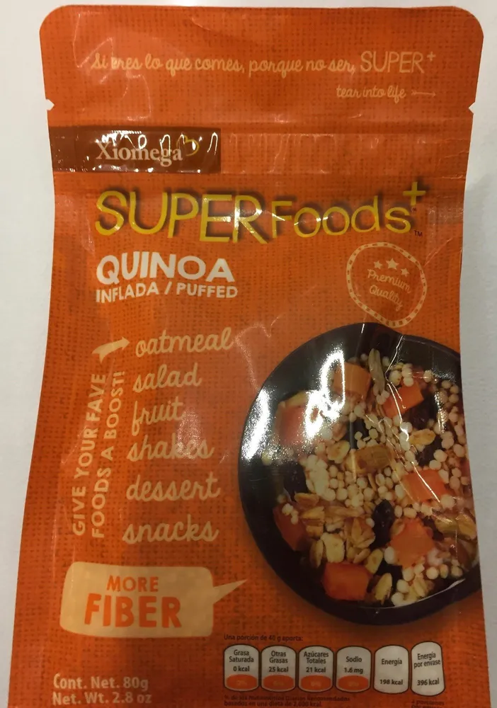 Quinoa inflada