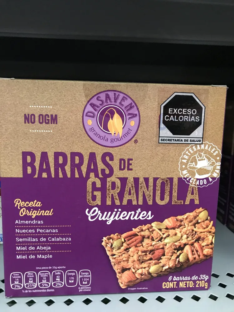 Barras de granola Desavena