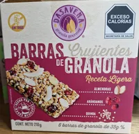 Barra Granola Almendra, Arándanos Y Quinoa