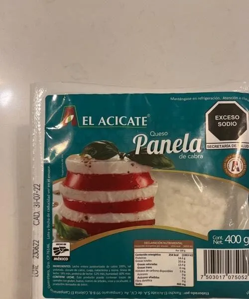 Queso panela de cabra
