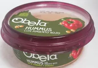 HUMMUS con pimiento rojo