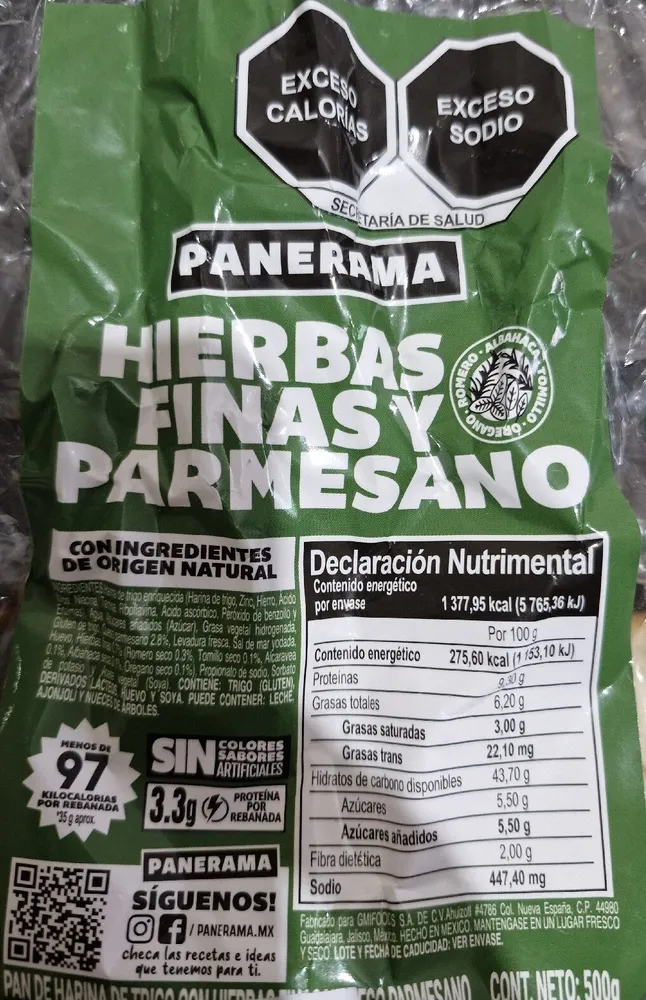 Herbs & Parm Bread