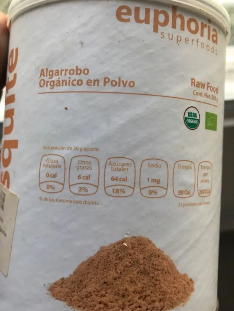 Algarrobo organico