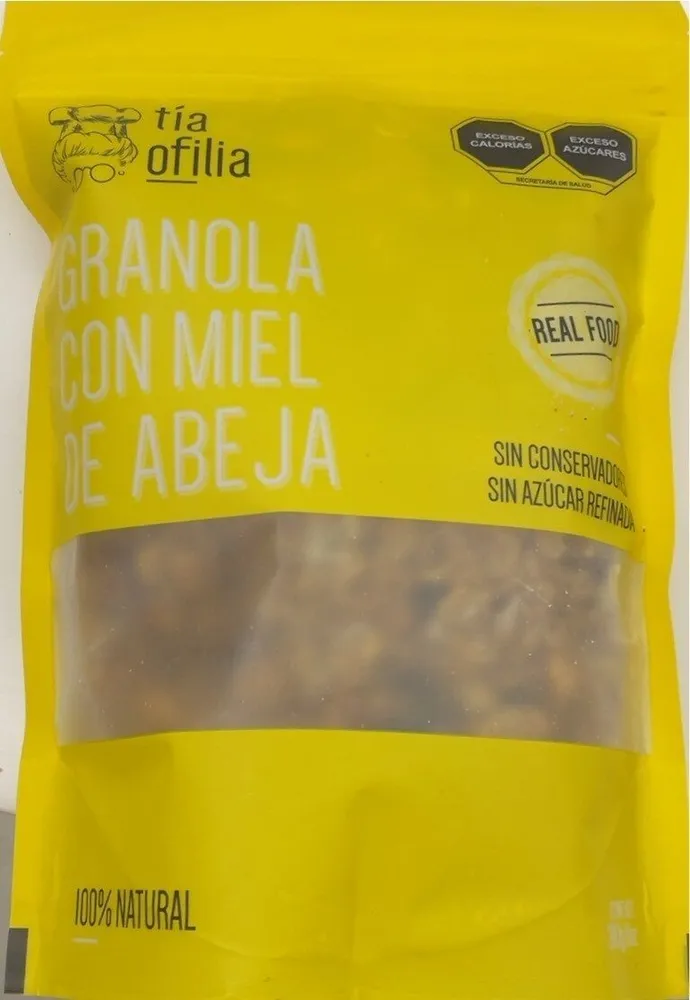 Granola con miel de abeja