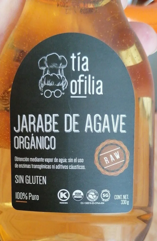 jarabe de agave orgánico