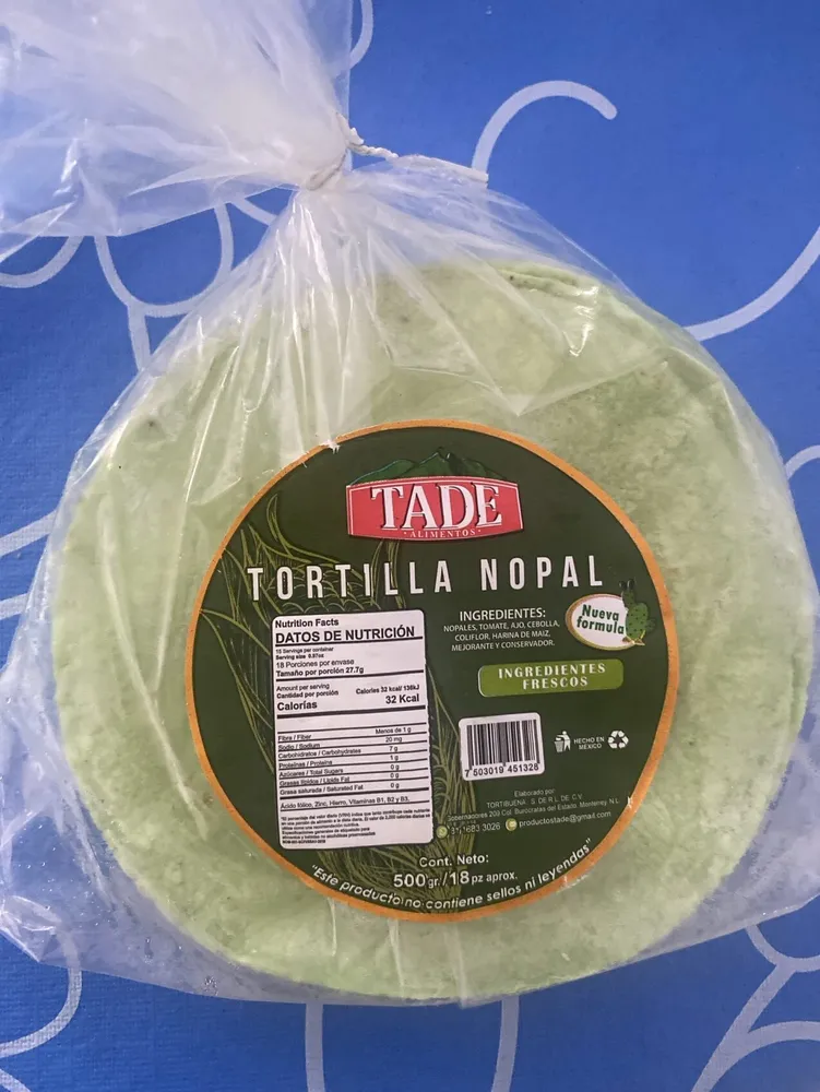 Tortillas De Nopal