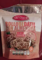 Rollo de dátil con almendra
