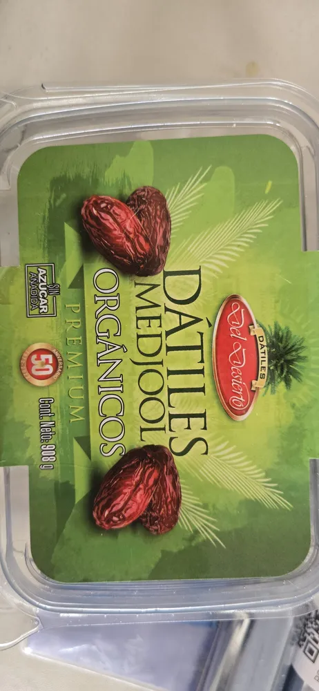 Dátiles medjool orgánicos