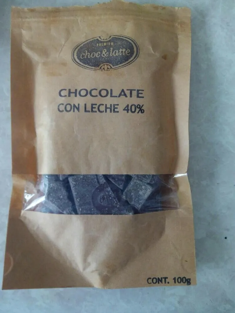 Chocolate con leche 40%