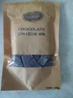 Chocolate con leche 40%