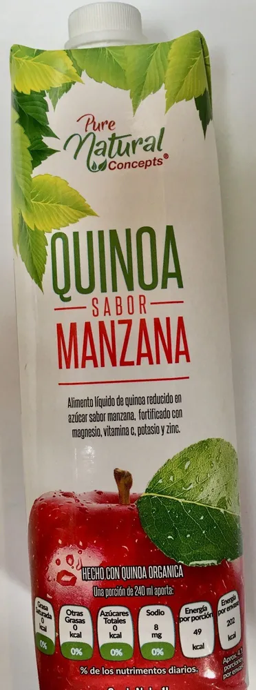 Pure natural concepts, Quinoa sabor Manzana
