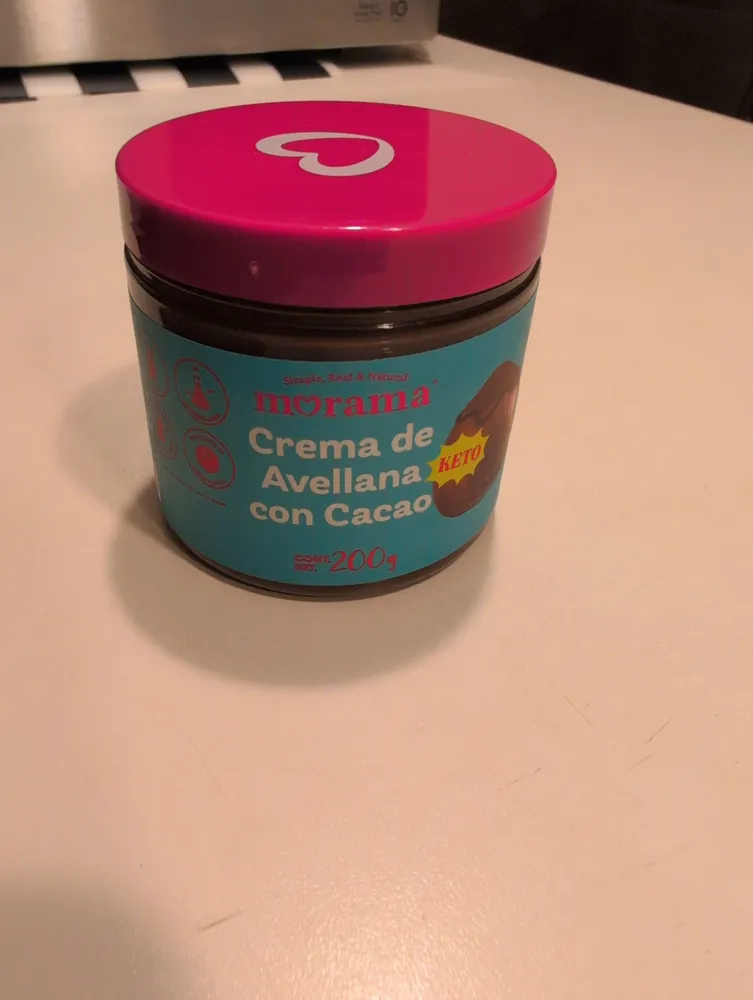 Crema de avellana con cacao keto