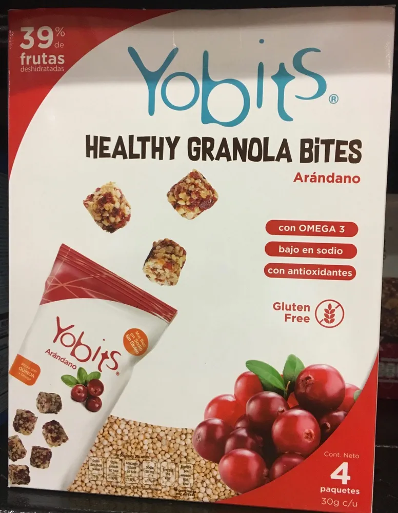 HEALTHY GRANOLA BiTES Arándano