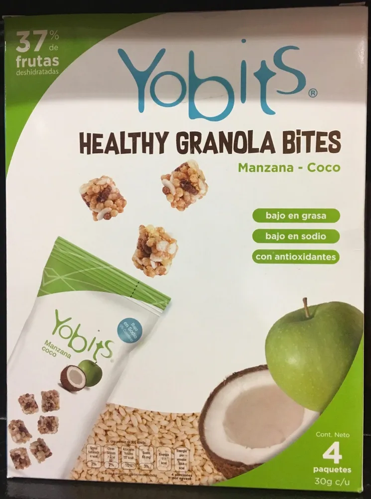 HEALTHY GRANOLA BiTES Manzana - coco