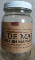 Sal de mar ahumada en manzano